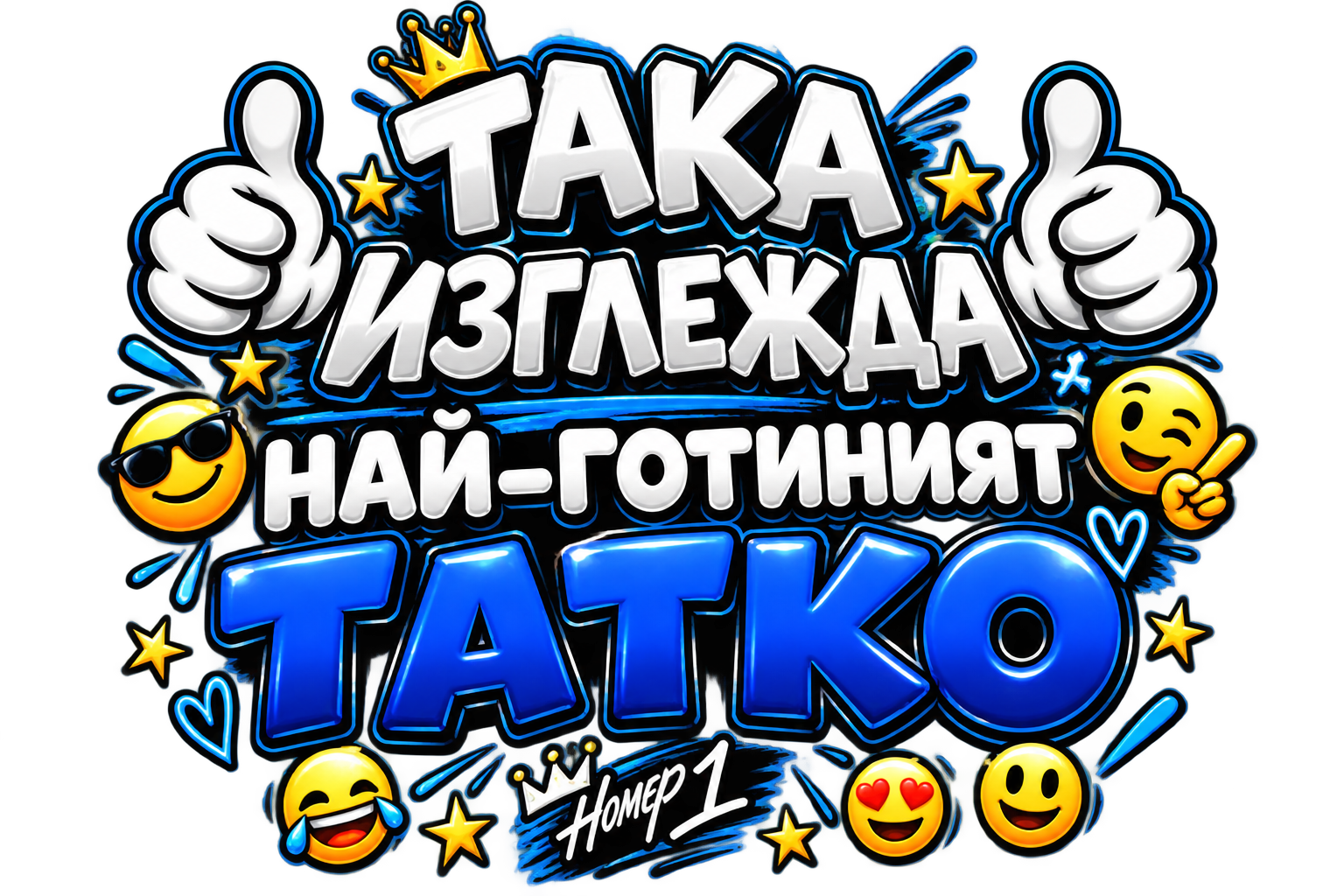 Така изглежда най-готиният татко